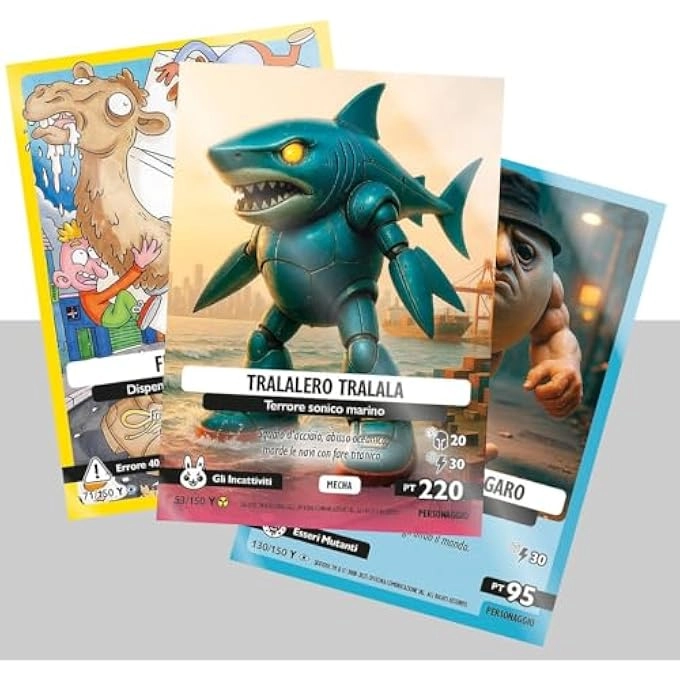 GALACTIC ANOMALY ALBUM - BRAINROT GAMMA SERIES + TRADING CARD GAME BAGS - 5 7 CARDS PER SACHET