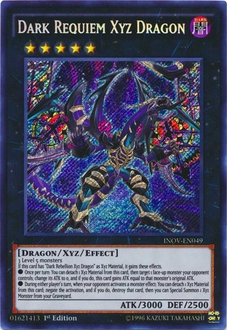 Konami Yu-Gi-Oh! Dark Requiem Xyz Dragon INOV-EN049