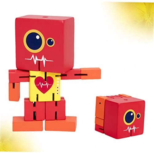 3d Transforming Robot - Red (3 pcs.) Bundle
