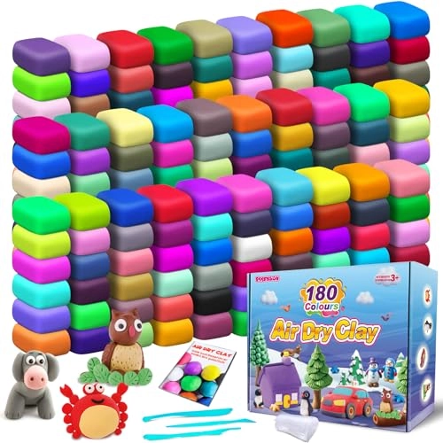 ESSENSON Air Dry Clay - 3+ years 180 colors