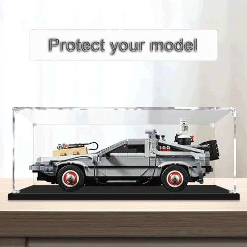 Acrylic Display Case for LEGO 10300 Car Model - 3MM 38 x 20 x 15 cm