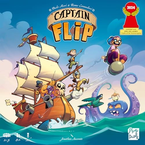 Captain Flip - Family Game Tile Game (German)