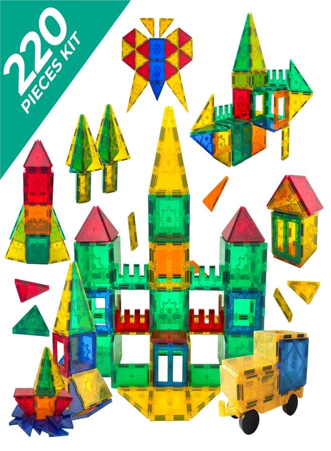 Magnetic Tiles Building Set - 220 pcs