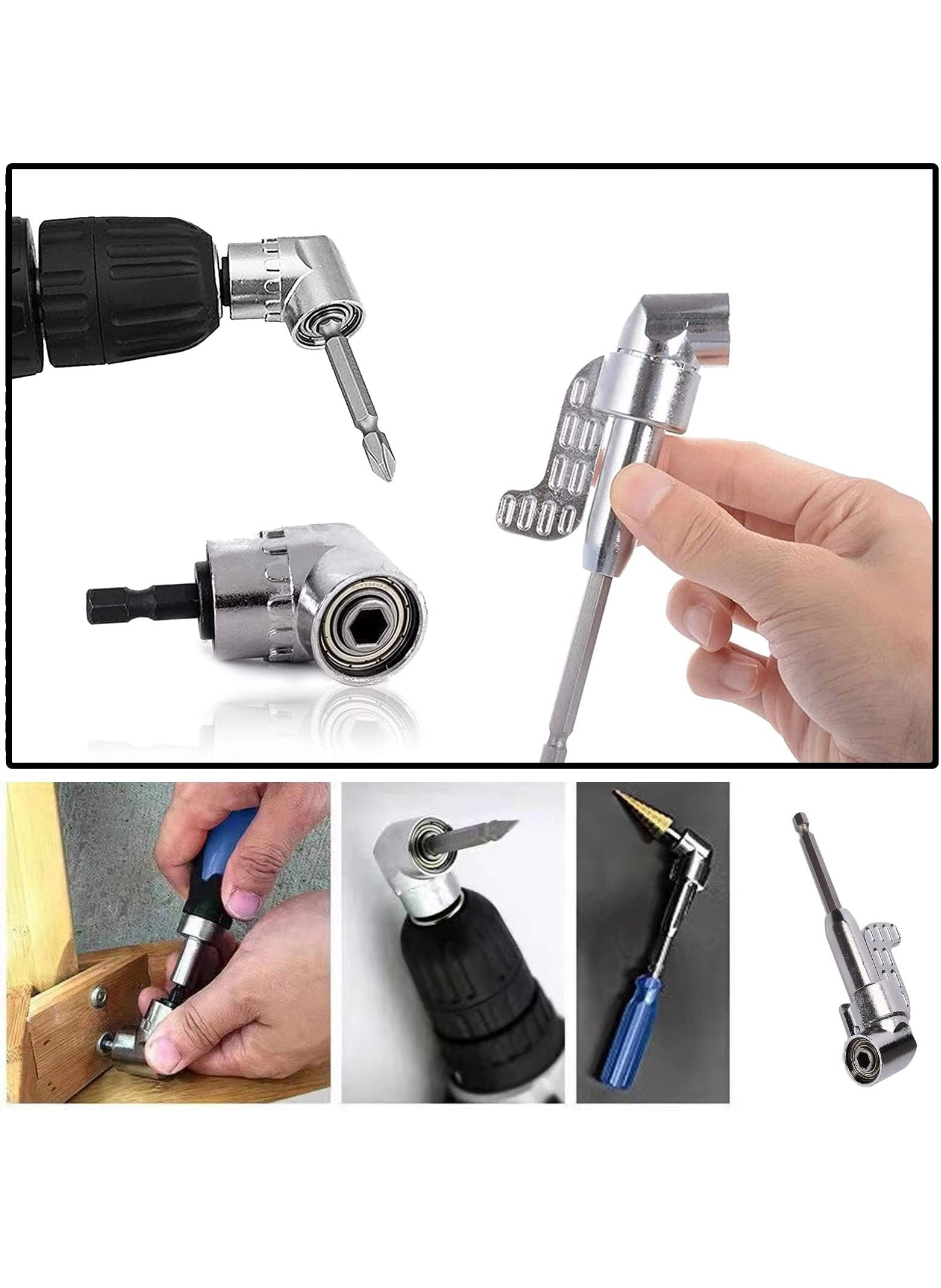 Right Angle Drill Adapter - 105 Degree 1/4 Inch Bundle