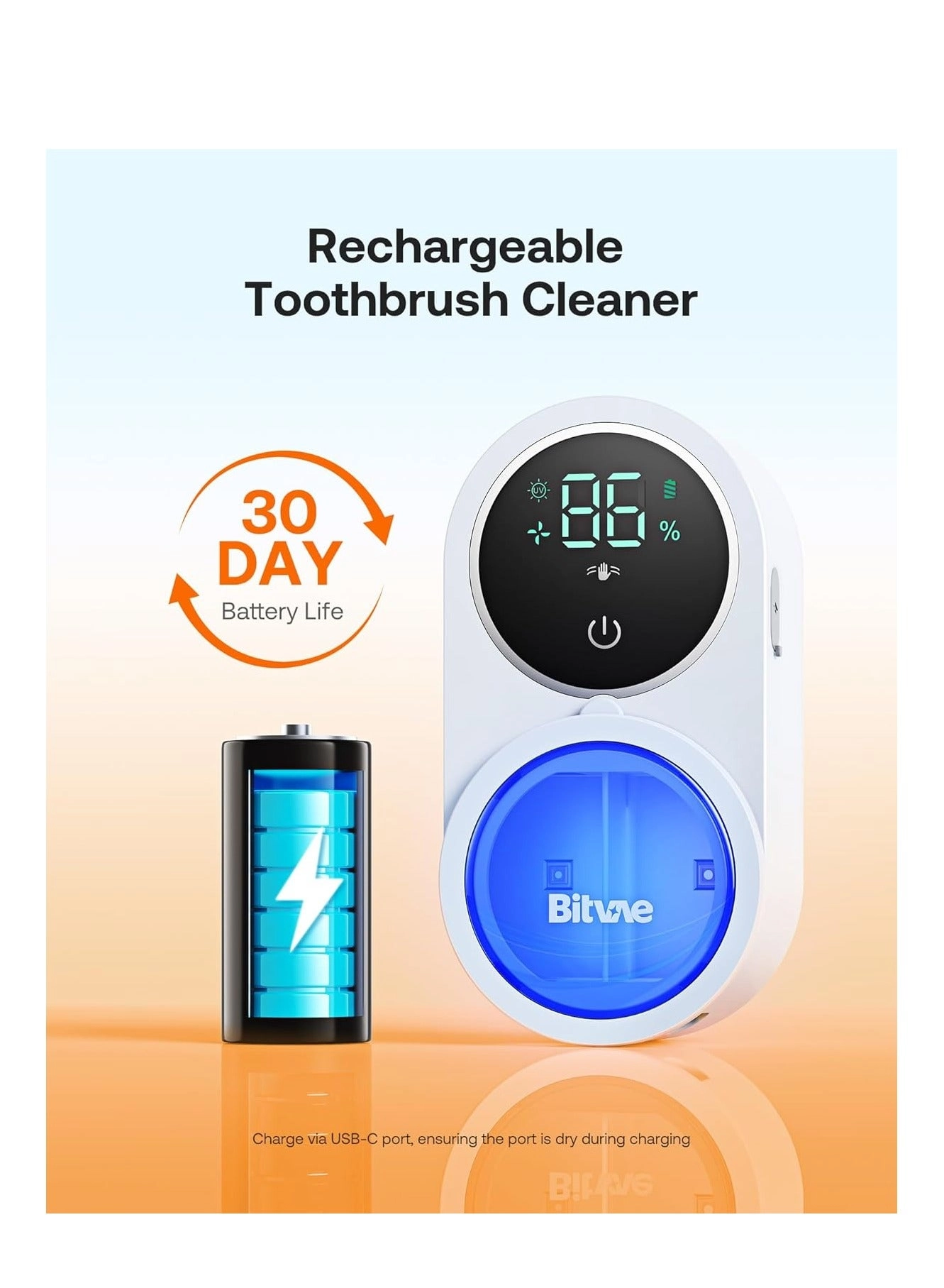 Toothbrush Cleaner - Wall two