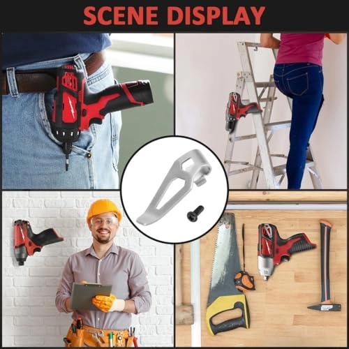 Belt Clip Hook and Screw - 42-70-0490 48-67-0010 4 Pack