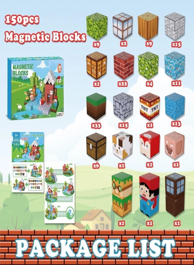 Magnetic Building Blocks - 150pcs