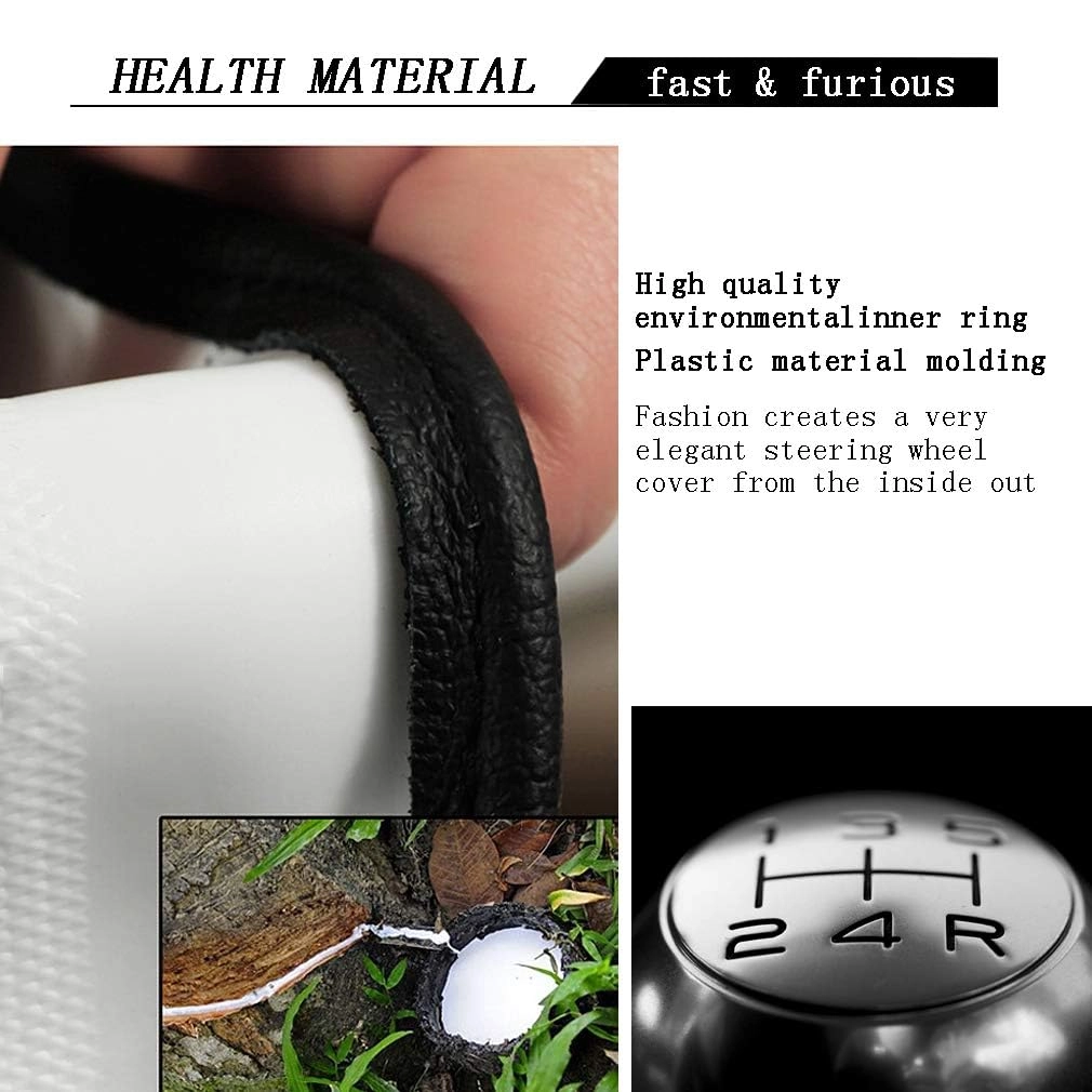 Leather Car Steering Wheel Covers