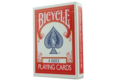 Bicycle 4 Indices - 56 cartes red Rider Back