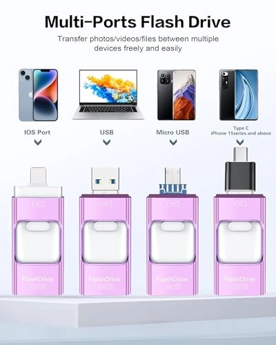 Flash Drive - USB 3.0 4 IN 1 for iPhone 256GB