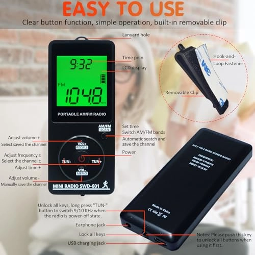 Personal Portable Mini Radio