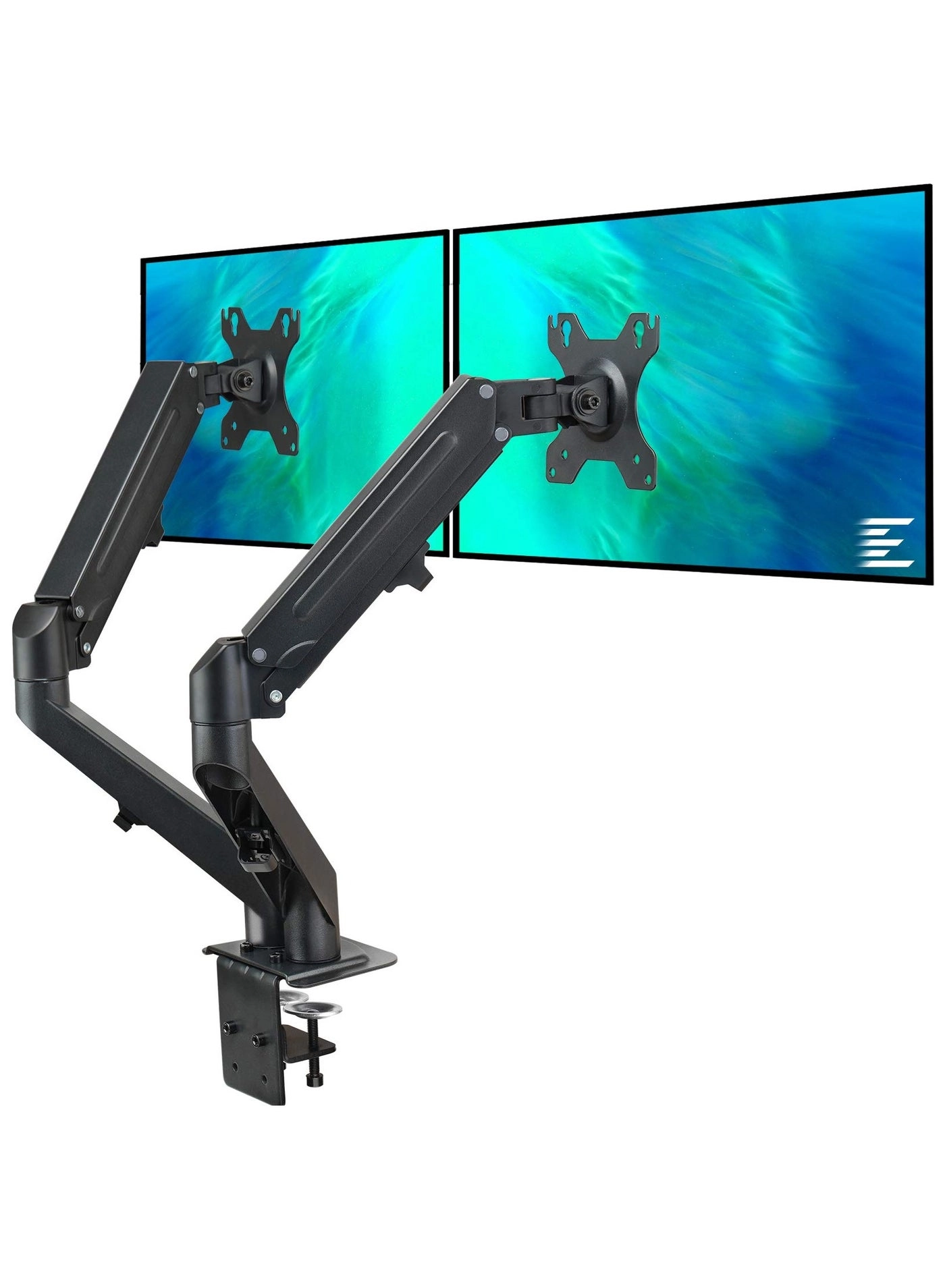 Dual LCD Monitor Desk Mount Stand - 2 27in