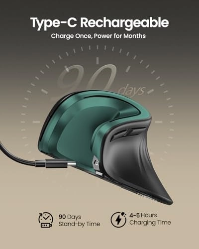 EM11 NL Ergonomic Vertical Mouse - Wireless