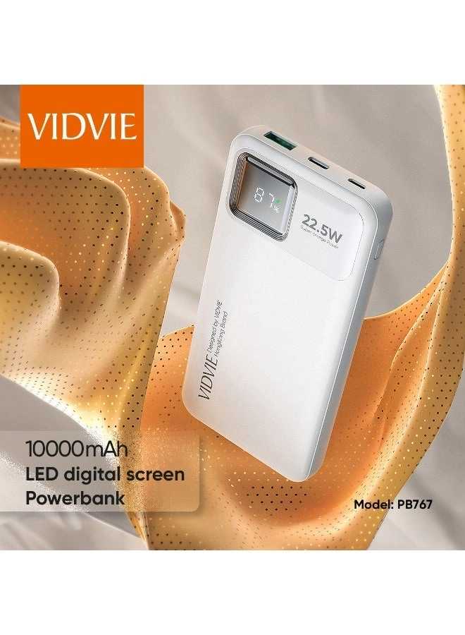 Vidvie Pb767 - 10000 MAH 22.5W Super Fast Charging 4.0