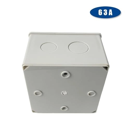Changeover Cam Hands Rotary Switch - 63A 2 Pole 8 Terminals IP65