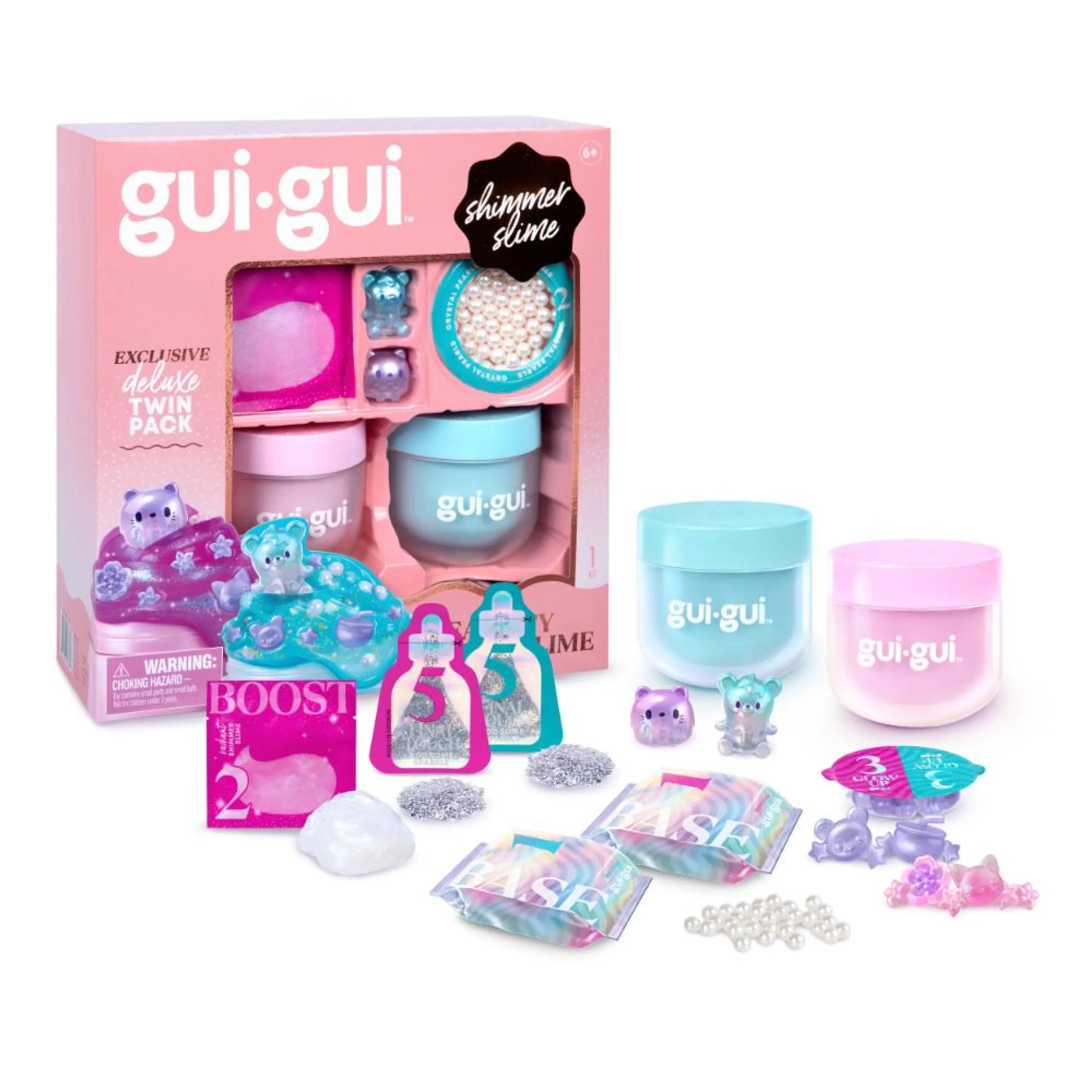 Gui-Gui Shimmer Slime Deluxe - 6+ years Twin Pack