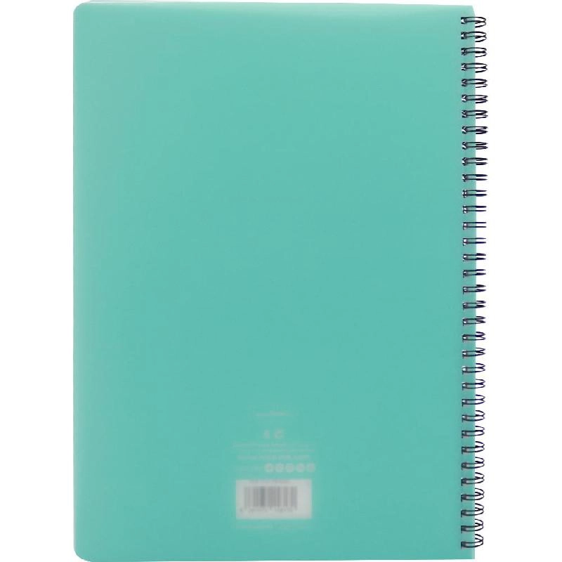 Notebook 19 X 26 cm Spiral - Grid 100 Sheets