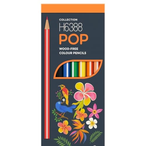 POP Coloured Pencils - 6 Pcs