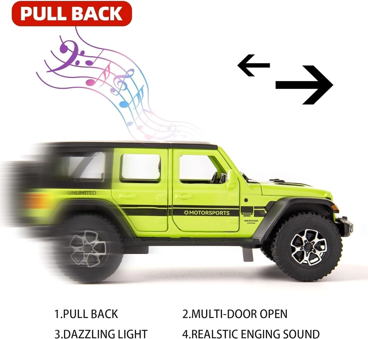 Wrangler Rubicon - 1:32 Scale 1.0 Count