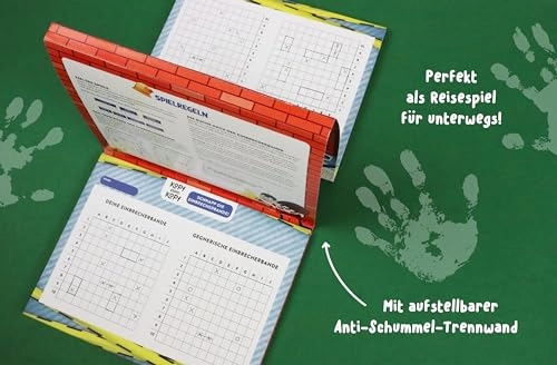 The Ultimate Game Block - 80 Sheets Stand-up Anti-cheat Divider (German)