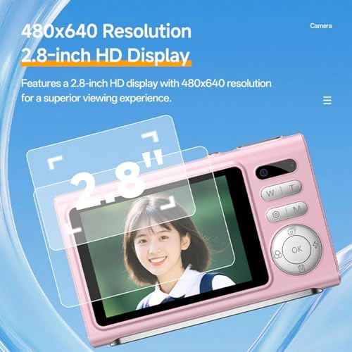 4K Digital Camera - 64MP 16X Zoom