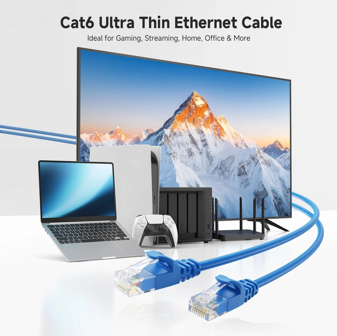 Cat 6 Ethernet Cable - 1ft Pack