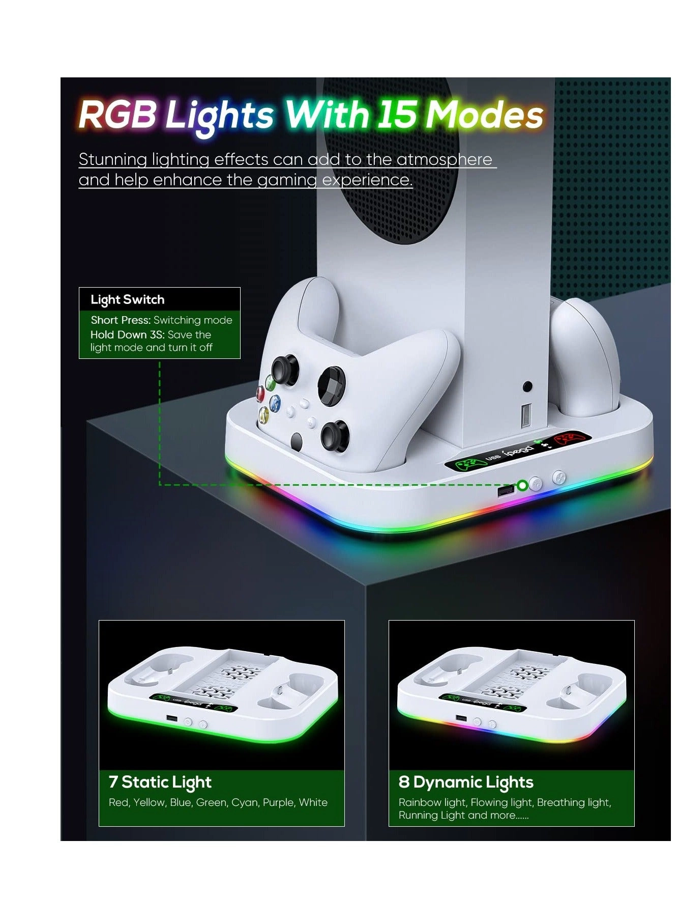 Cooling Fan Stand - Type-C Xbox Series S