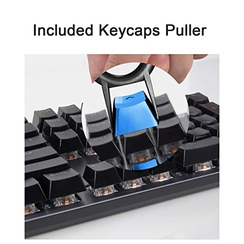 FPS & MOBA Gaming Keycaps - Stainless Steel Diamond Blue