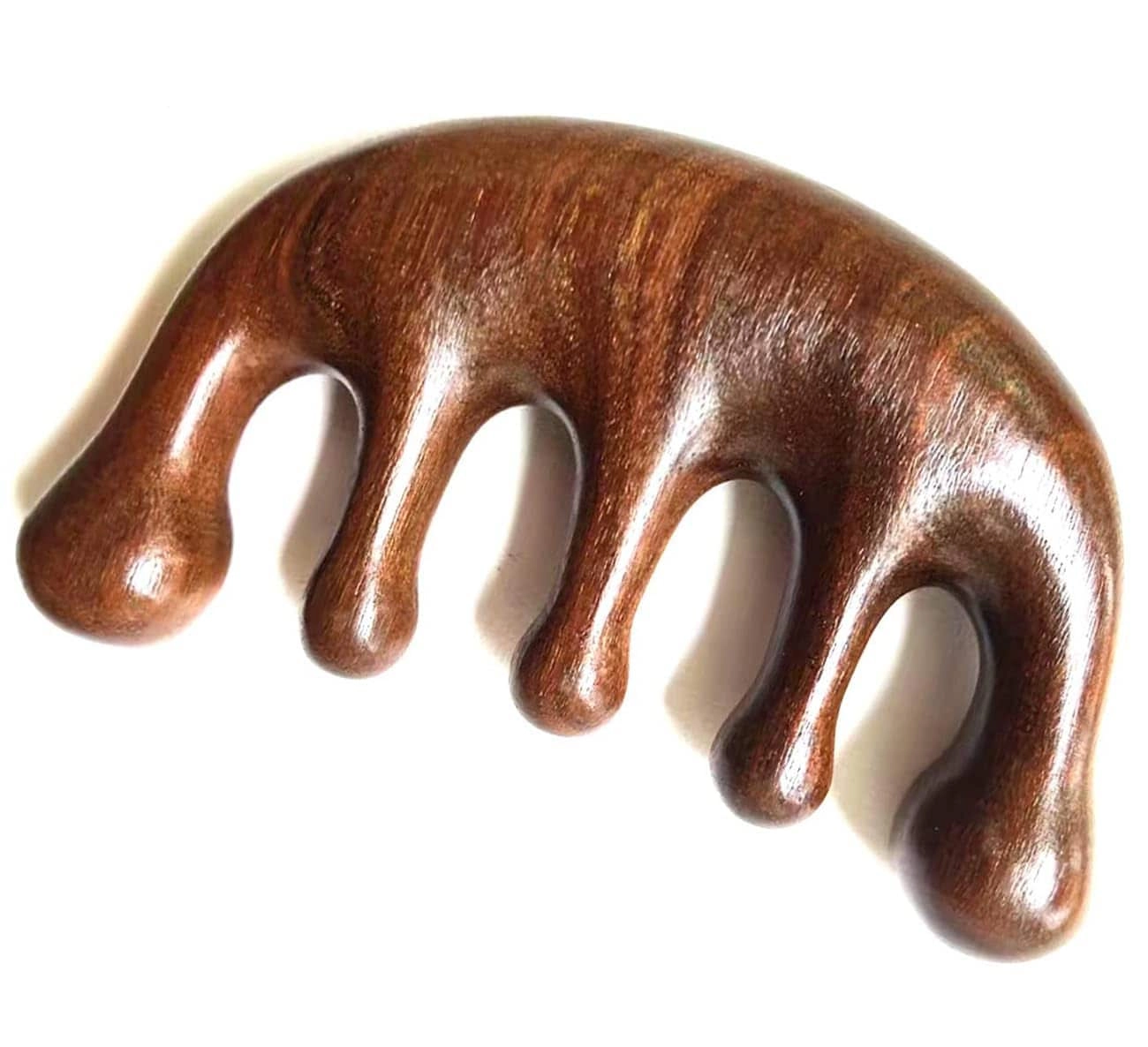 YFYIC Wooden Massage Comb - Sandalwood Wide Tooth