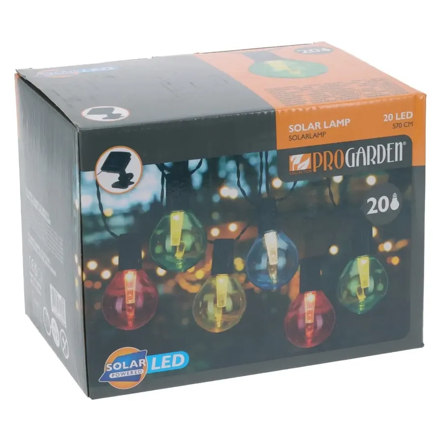 Own Buy Party LED Lights with Solar Panel - 20 Pc.