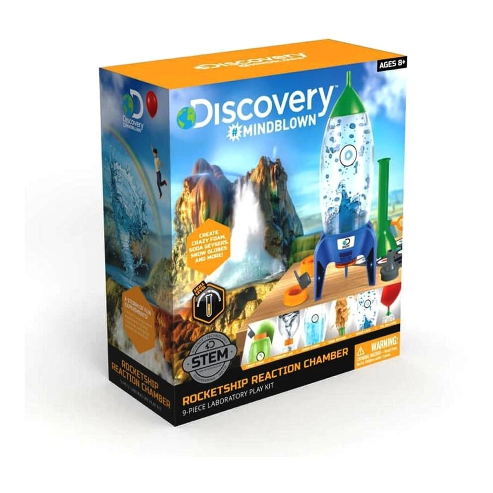 DISCOVERY MINDBLOWN Rocketship Reaction Chamber Laboratory Play Kit Science - 9 pieces