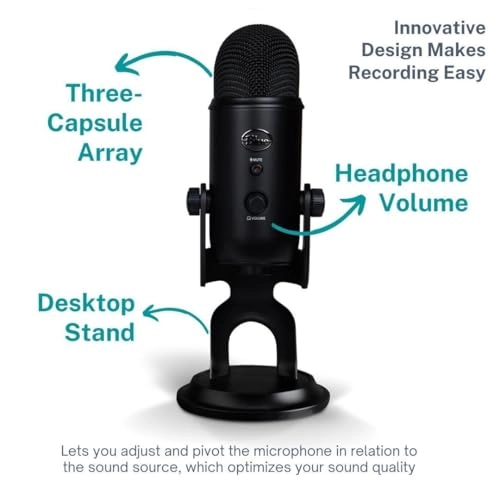 Yeti Microphone USB Microphone Bundle