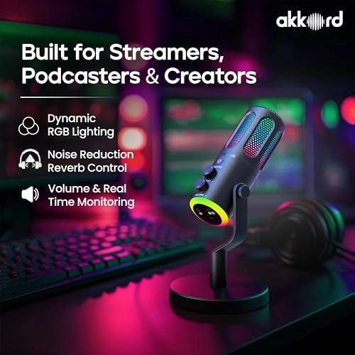 AKDMIC1 Auxiliary+USB+3.5mm-Mini-Jack Microphone