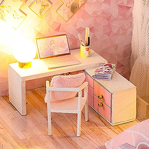 DIY Miniature Doll House Kit - Mini Toy House Dust Proof Cover