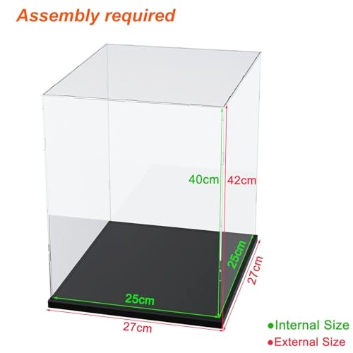 Acrylic Display Case - Plastic wood