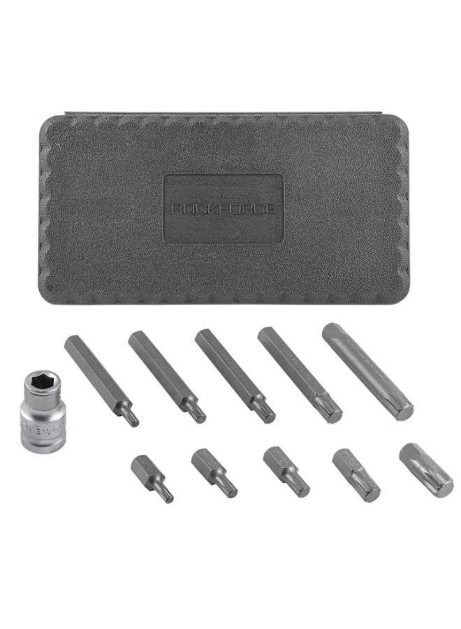 Rock Force Set of bits spline with bit holder - 30/75mm 1/2"