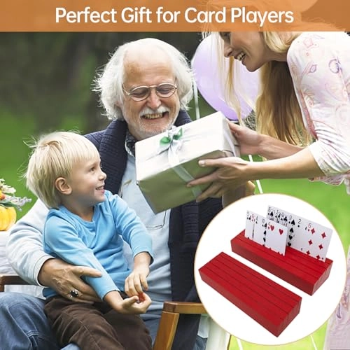 Playing Card Holders Deck Stand Wood