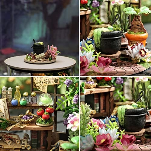 Miniature Wooden Dollhouse Furniture Kit - Creative Room 1:24