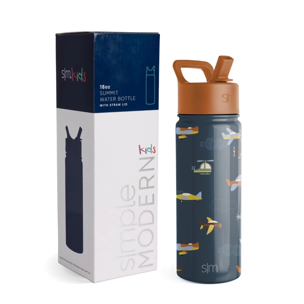 Simple Modern Kids Summit Water Bottle - Straw Cap