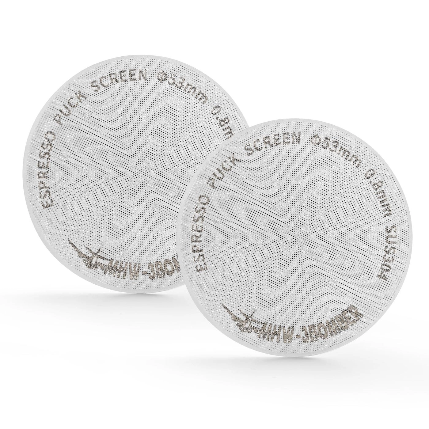 MHW-3BOMBER Espresso Puck Screen - 53mm 2 Packs