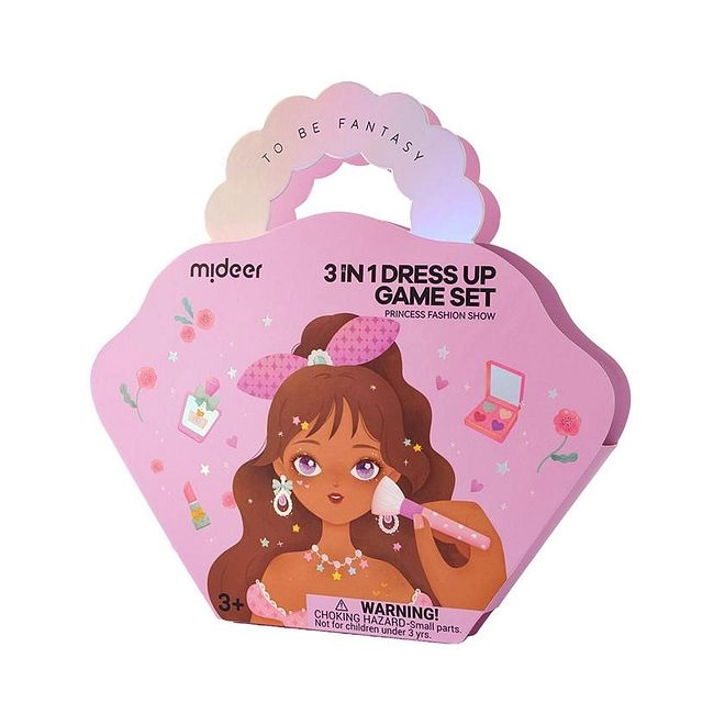 3-in-1 Dress Up Game Set - 30.9 x 30 x 2.9 cm 200 Accessories 3 Years+