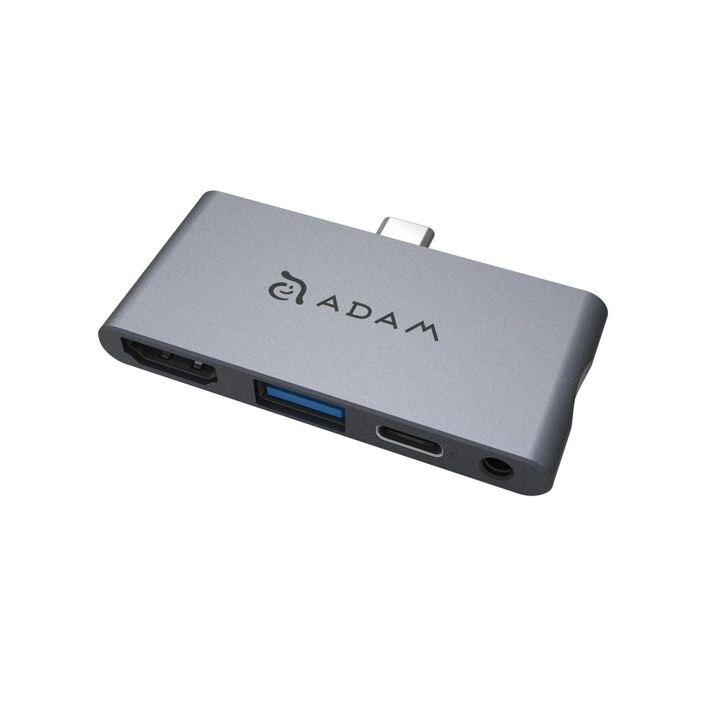 Adam Elements AAPADHUBI4GY - 4-in-1 USB Type C Hub