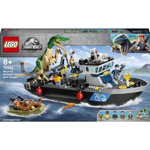 Jurassic World Baryonyx Dinosaur Boat Escape (76942)