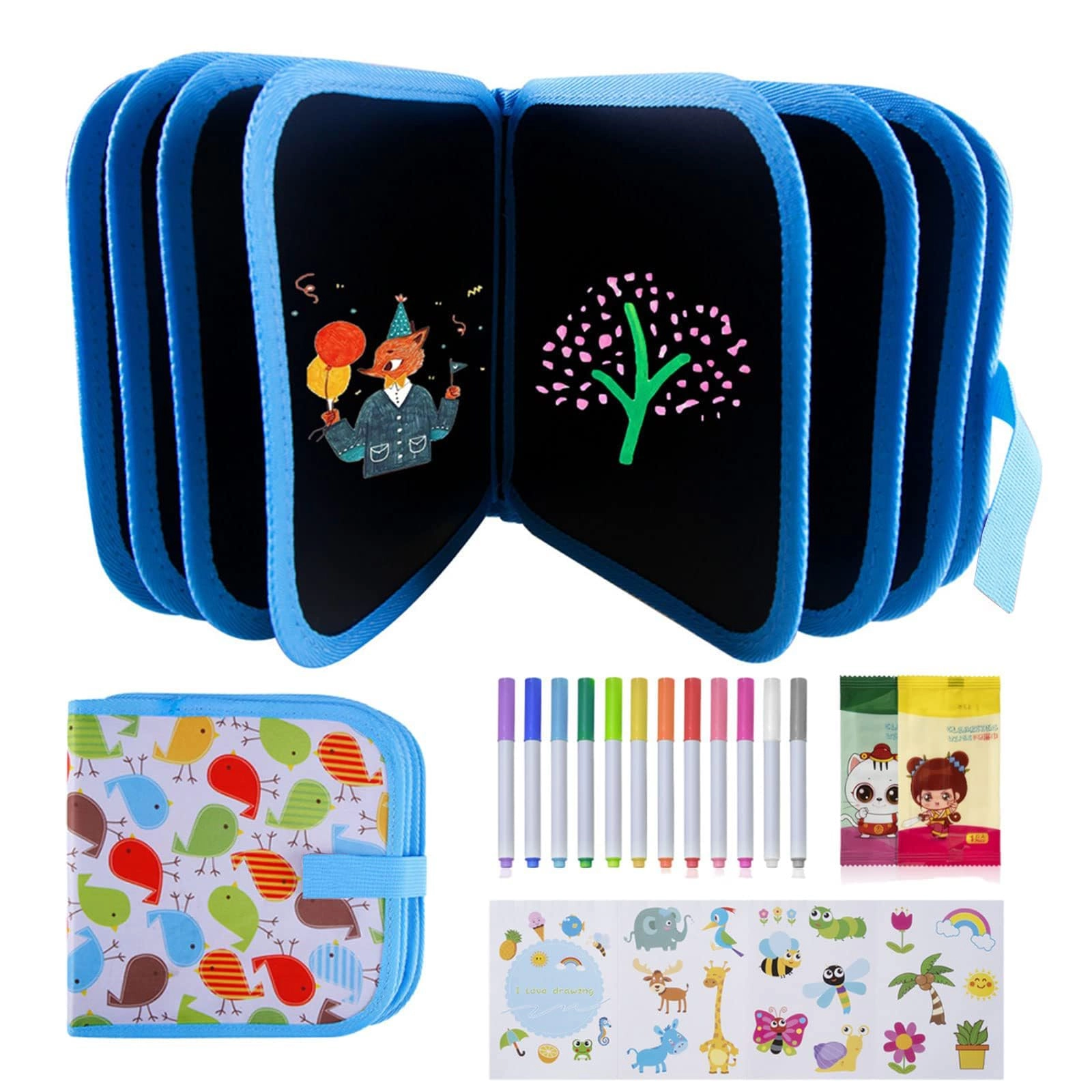 20201025-DG Erasable Doodle Book - 3+ years 13 pcs