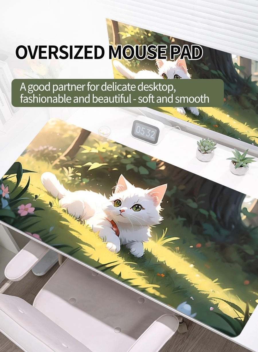 Anime Large Rubber Gaming Mouse Pad - 80x30 cm