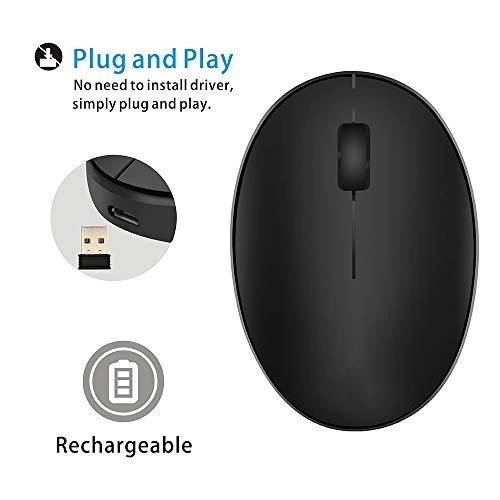 Mini Rechargeable Wireless Mouse - USB
