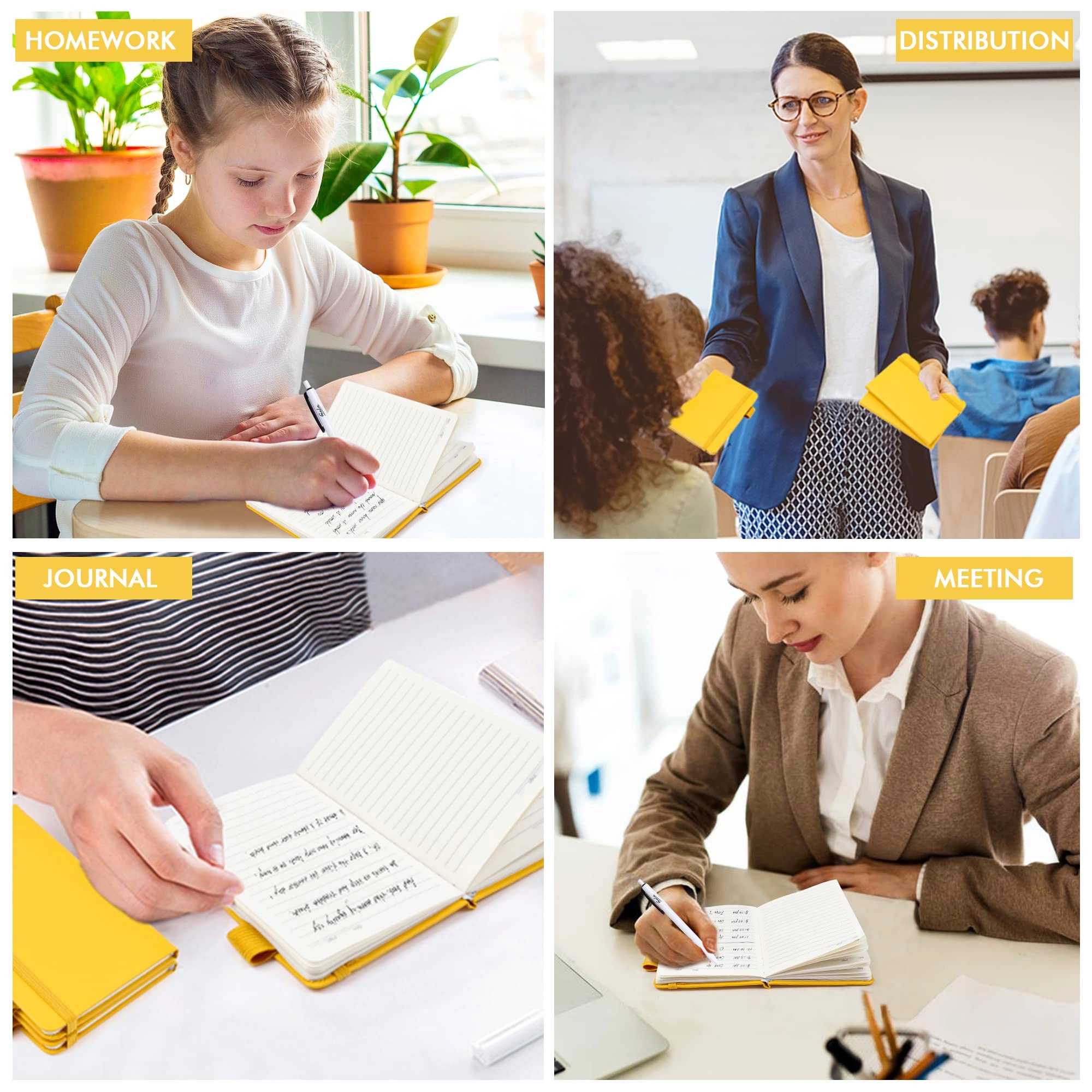 Pocket Notebook A6 Hardcover - Lined 56 Sheets