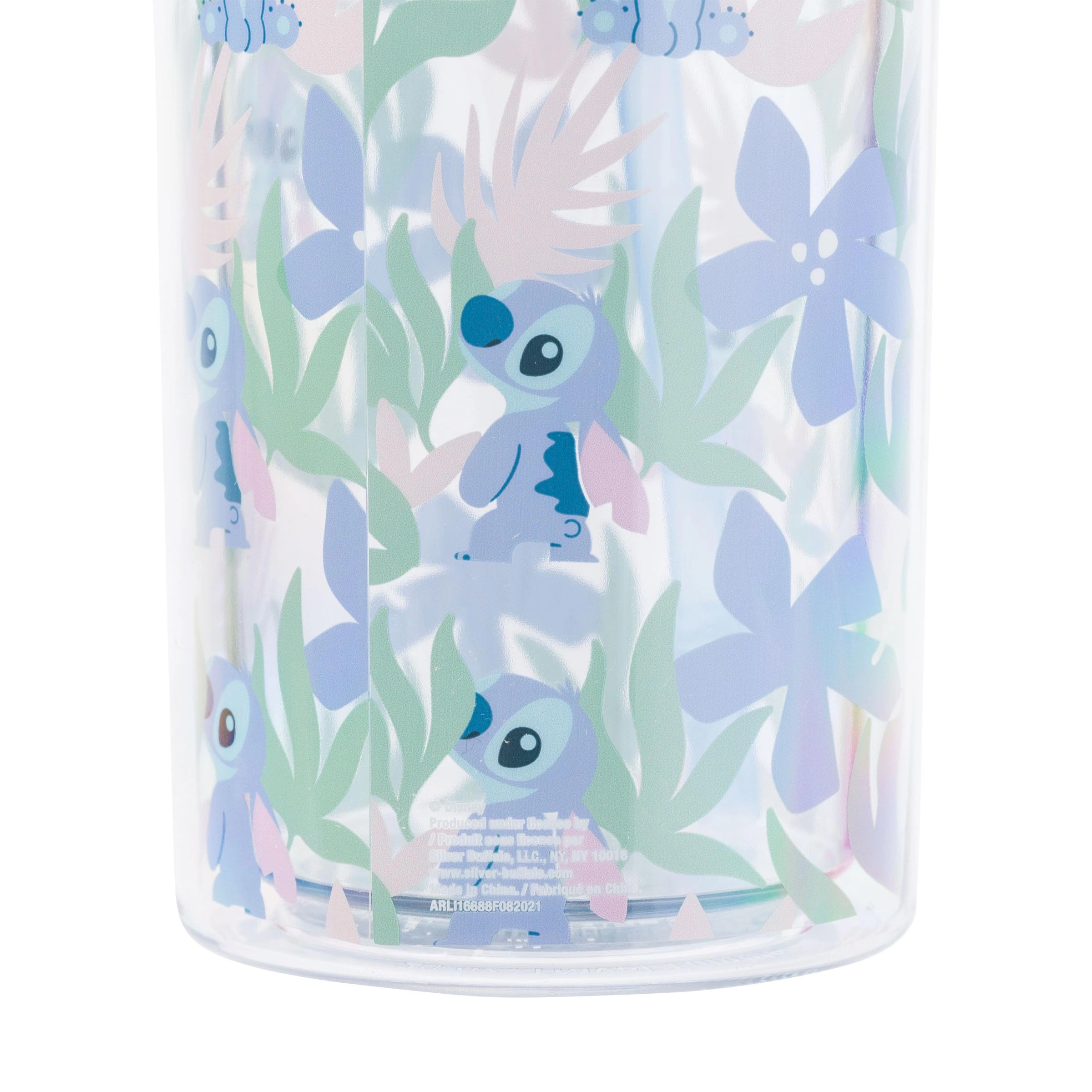 Disney Lilo and Stitch Reusable Cup - 1 pcs - Tropical Pattern