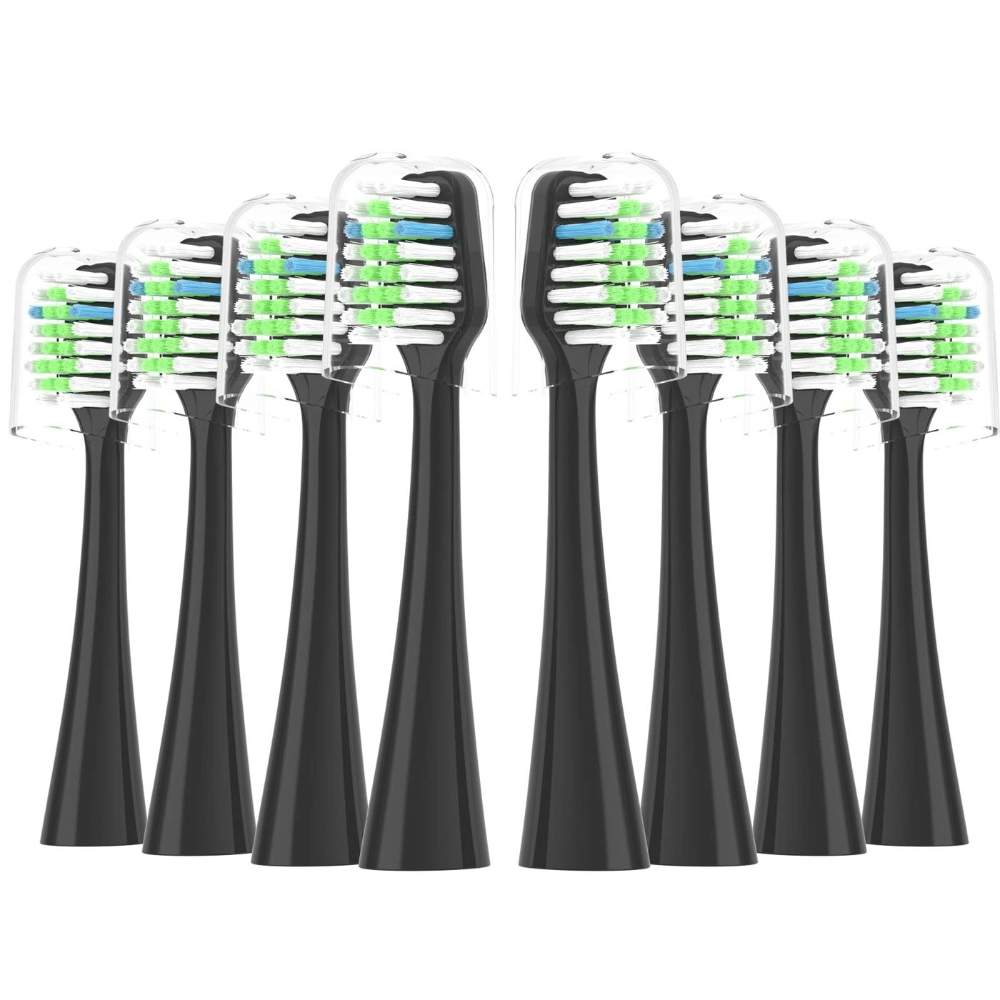 Replacement Toothbrush Heads - Fits for Waterpik Complete Care 90 CC01 Care 50 WP862 8pc Mediumsoft