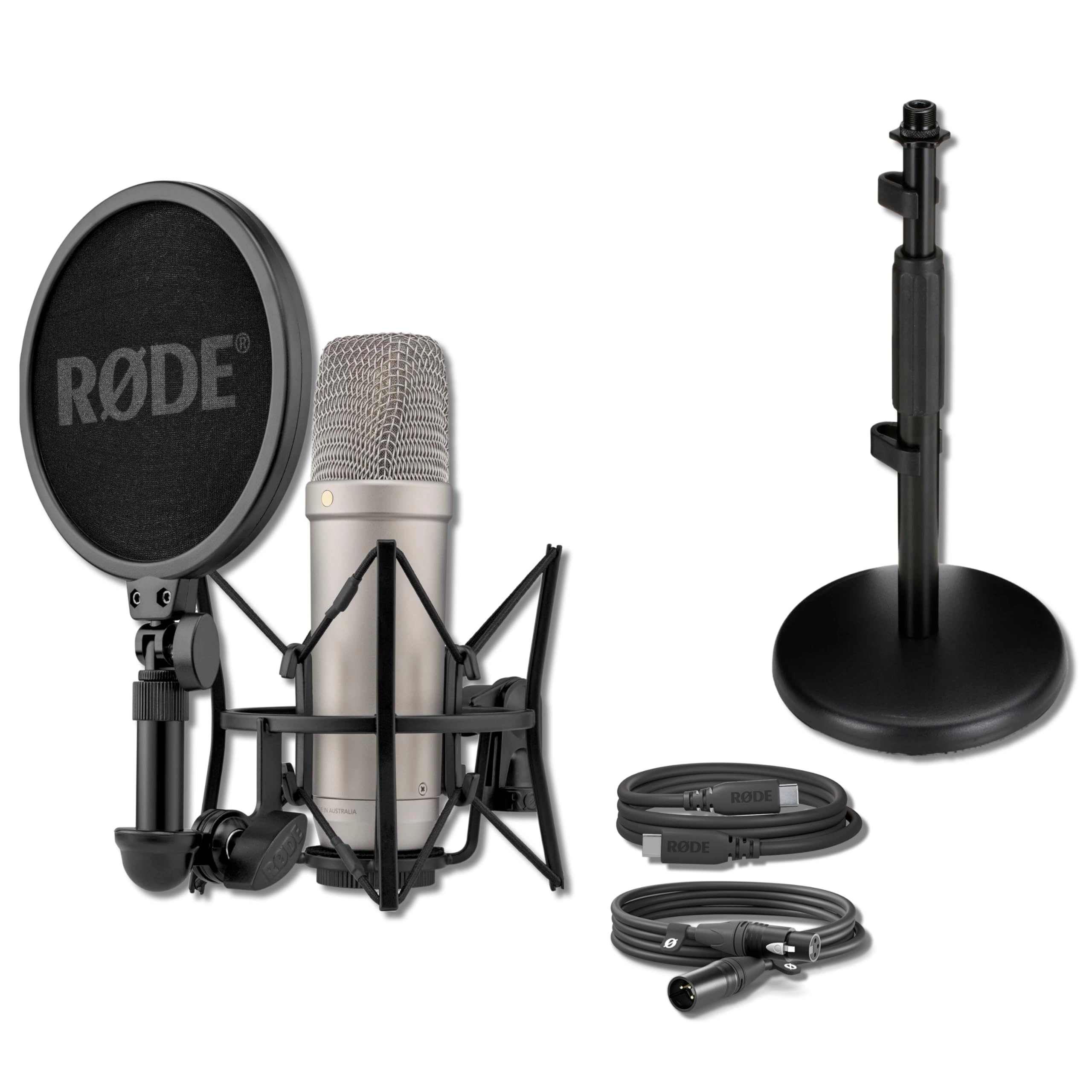 StreamEye NT1 5th Generation + DS1 XLR+USB Microphone Bundle
